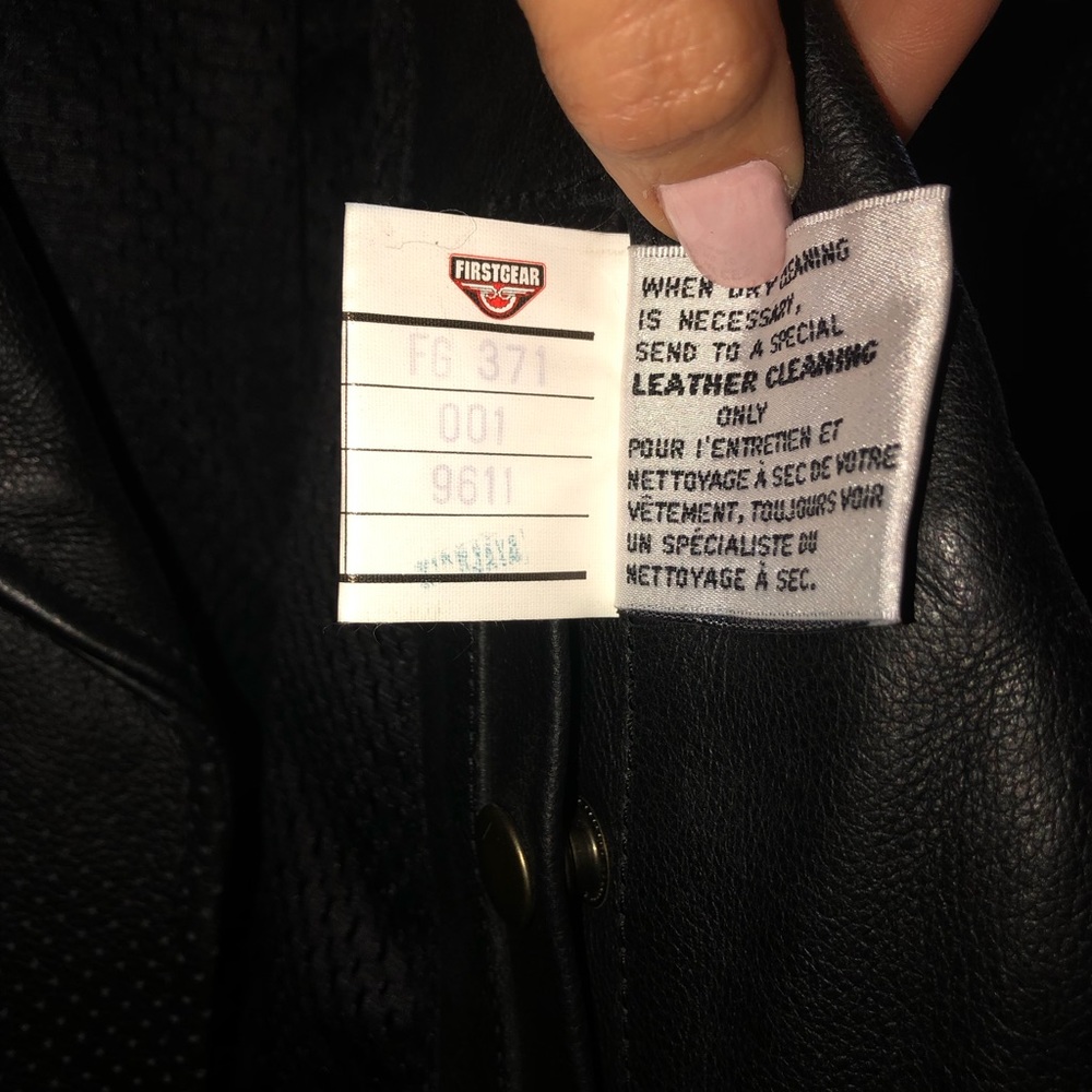 Leather Motorcycle Jacket - Picture 5 of 9